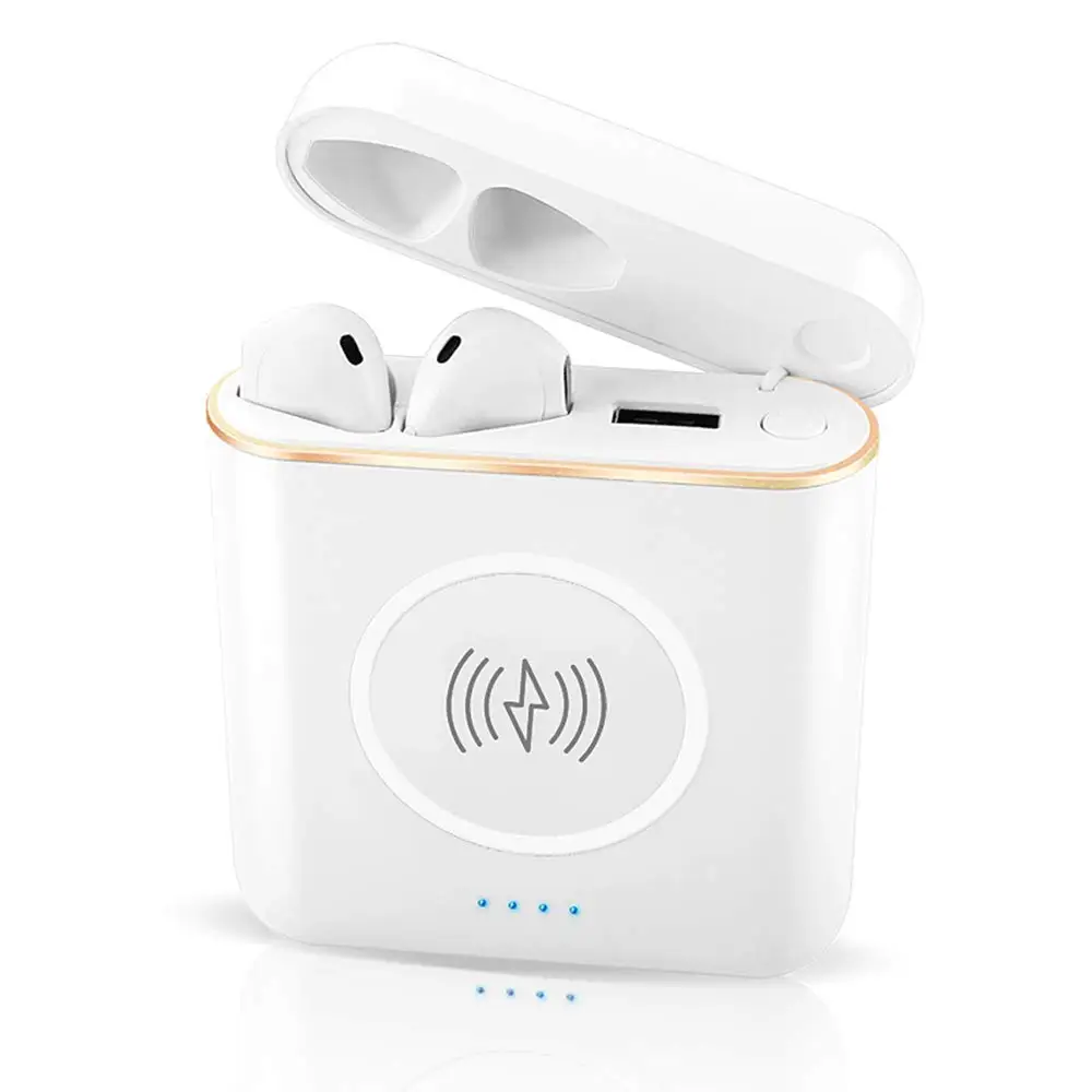 

HBUDS XT6 TWS 3 in 1 Multifunction Bluetooth wireless headset +wireless charge+ 5200mAH wired charge powerbank for I7S I8X I9S