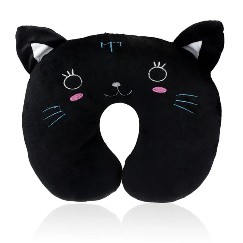 

Neck Pillow Car Home Office Accessory Soft Cartoon U Shaped Neck Relax Pillows BK 2017 car-styling universal