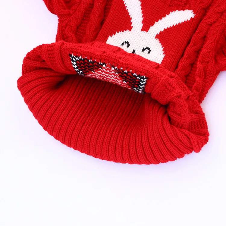 Новогодний свитер для девочек; осенне-зимняя одежда для детей; детская одежда; милые вязаные пуловеры; Одежда для маленьких девочек; свитера для девочек