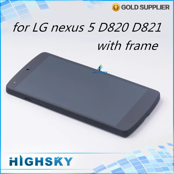 1 piece free shipping replacement screen for LG Google Nexus 5 D820 D821 lcd display touch