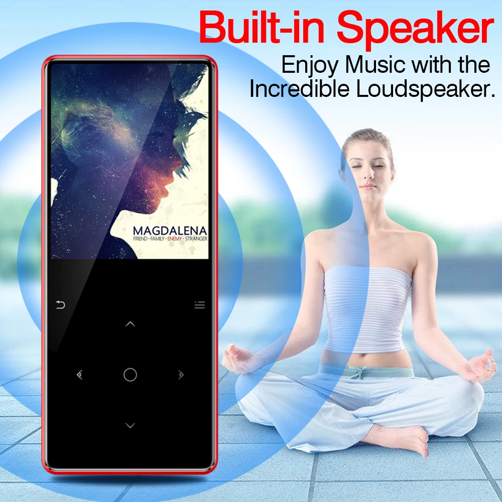 MP4 плеер Bluetooth 4 2 с динамиком наушники электронная книга FM радио видео Музыка HiFi