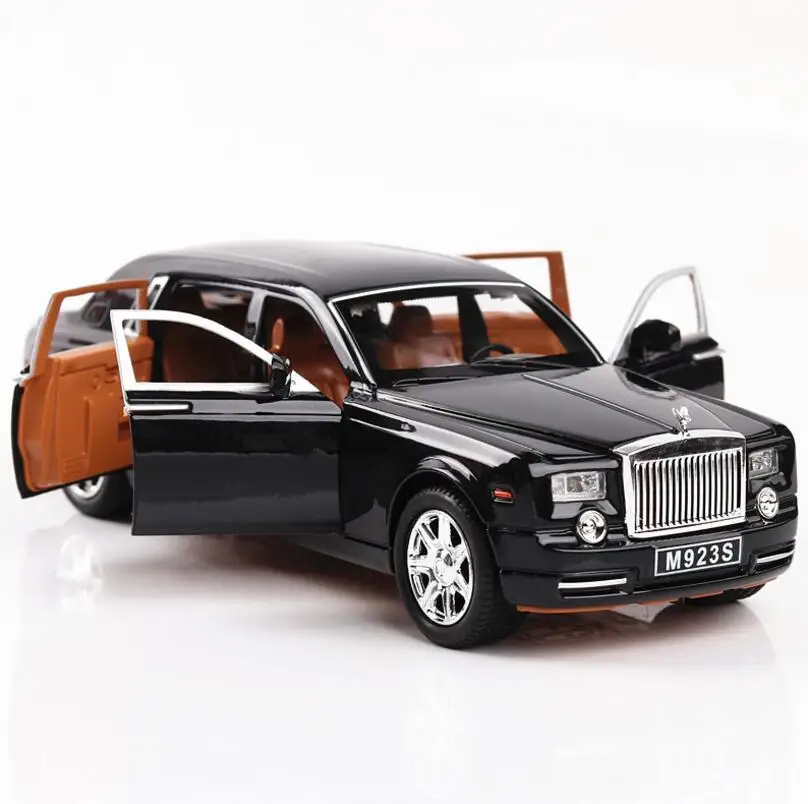 1/24 Diecasts& Toy Vehicles Rolls-Royce phantom модель автомобиля со звуком и светильник коллекция автомобиля игрушки для мальчика Детский подарок brinquedos