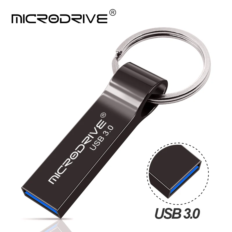 USB3.0 флеш-накопитель 128 Гб 64 ГБ 32 ГБ высокоскоростной металлический водонепроницаемый флеш-накопитель 16 ГБ 8 ГБ реальная емкость логотип на заказ