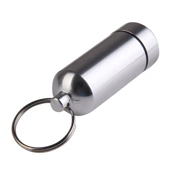 

Mini Pill Case For Outdoor Travel Waterproof Emergency First Aid Pocket Medicine Container Bottle Container EDC Aluminum Cases