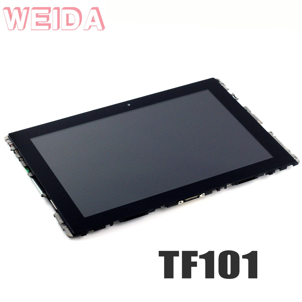 

WEIDA LCD 10.1" For Asus Transformer Pad TF101 LCD Display Touch Screen Assembly Frame Tablet PC TF101 LCD HSD101PWW1