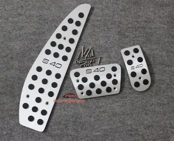 

Sport AT Pedal Plate Brake Gas Foot Rest For Volvo S40 2008-2011