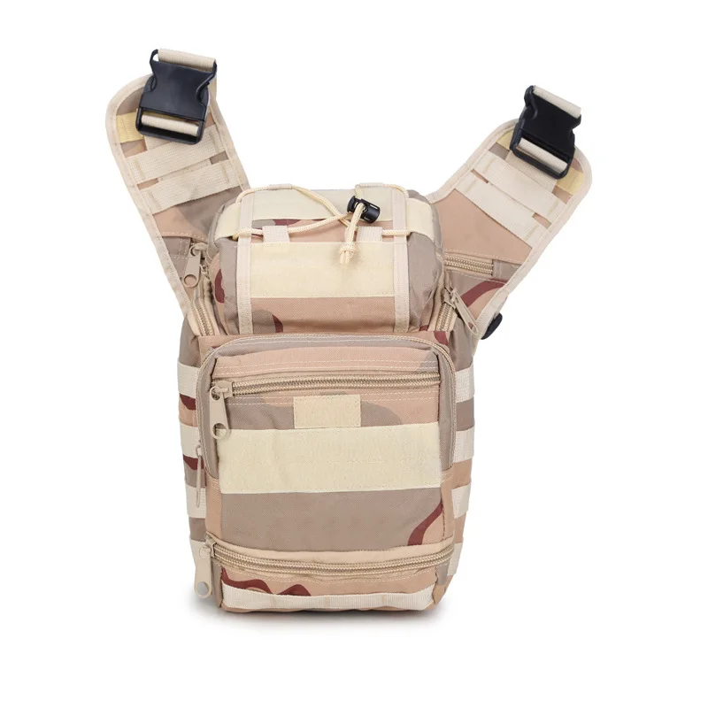Открытый Камуфляж 600D MOLLE военный наплечный пакет для спорта на открытом воздухе путешествия тактика сумка седло сумка на пояс для камеры