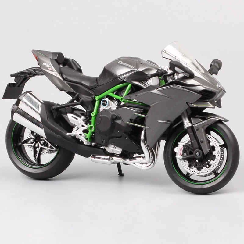 1/12 Automaxx Kawasaki Ninja H2 суперспортивный велосипед H2R масштаб мотоцикл Diecasts& игрушечный Транспорт модель thumbnails для детской коллекции