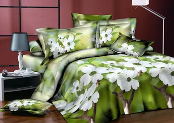 

BEST.WENSD Valentine's Day Winter Bedding king size 2 person Wedding Four-piece 3D Rose Home Textile Quilt cover bed sets sheet