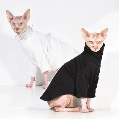 Свитер с двойным воротником и хомутом от Sphynx Cornish Rex Devon cat.ordinarycat| |