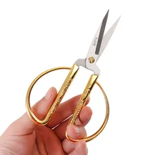 Бытовой BonsaiScissors Классический многофункциональный золотой китайский Драго ножницы из углеродистой стали с Серебряная заклепка инструменты для дома 16 см