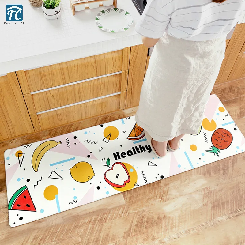

Mat Home Entrance Doormat Kitchen Mat Bath Carpet Long Floor Bedroom Living Room Floor Mats Modern Kitchen Rug Anti-slip Toilet
