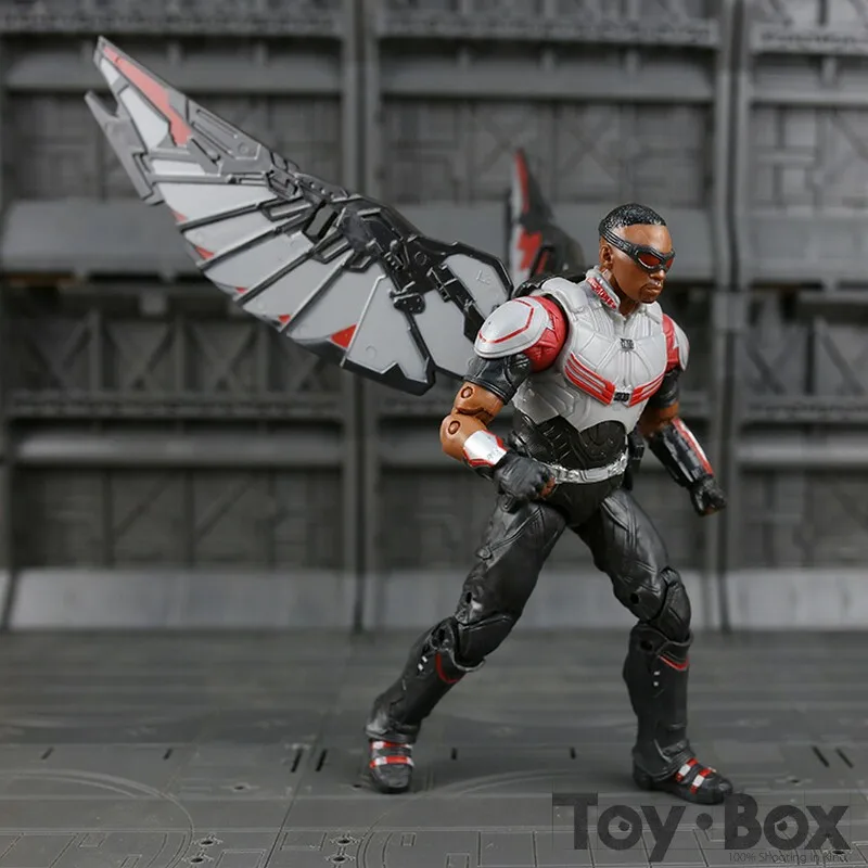 

Captain America Civil Clint Falcon Sam Wilson Cartoon Toy PVC Action Figure Model Gift