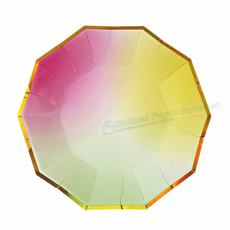 Creative-Illusive-Colored-High-end-Disposable-Tableware-Set-Paper-Plates-Cups-Party-Wedding-Carnival-Tableware-Supplies (2)