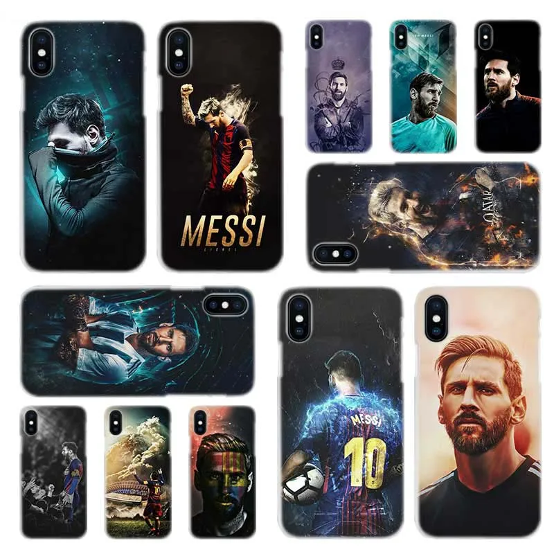 

Laumans iphone case cover transparent coque for iPhone X XR XS Max 8 7 6s 6 Plus 5 5s 5c SE 4s 4 Barcelona Messi