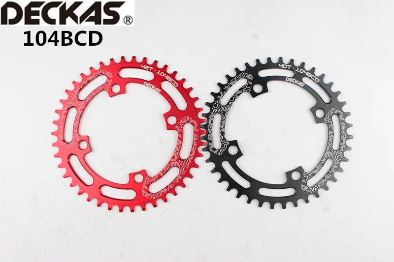104BCD Bicycle Chainring 40//42//44//46//48//50//52T Round Chain ring With 5pcs Bolts