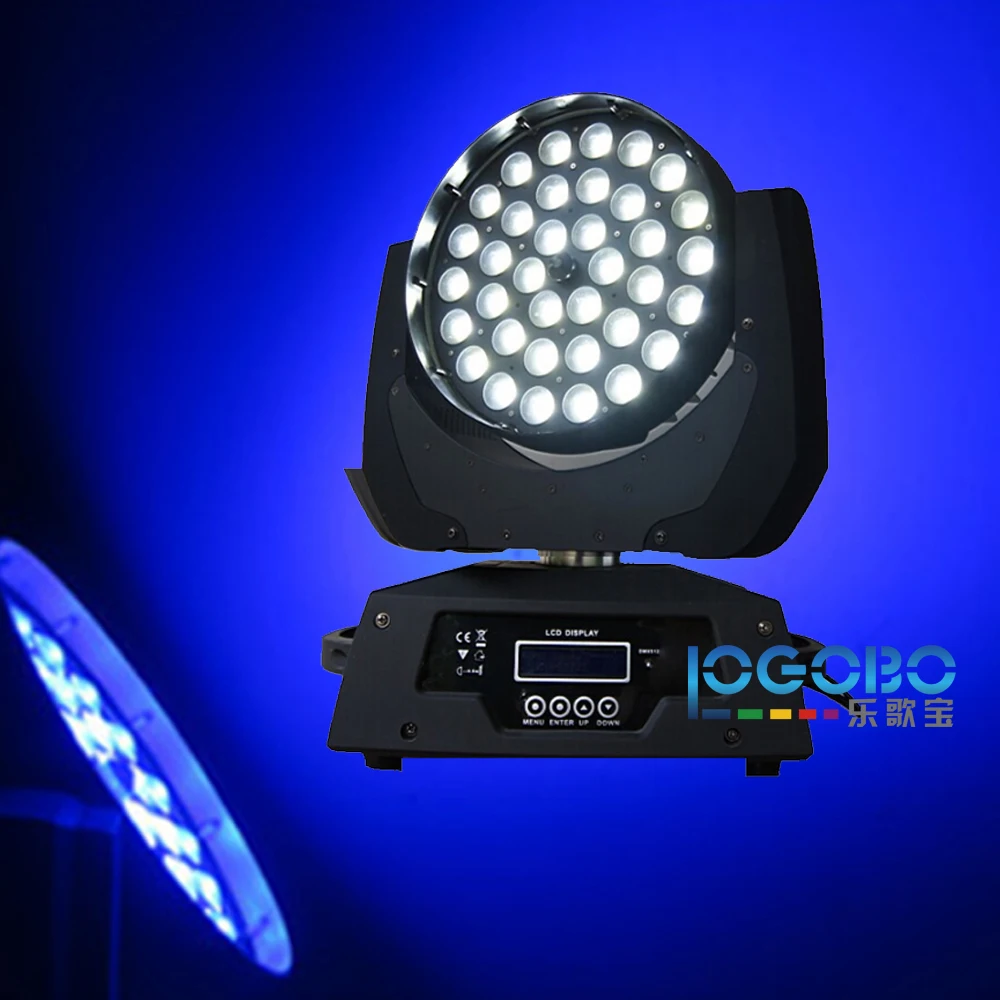 

Best 36x10W RGBWA+UV Zoom Led Moving Head Wash Light DMX512 KTV Club Bar Disco American DJ Dimming Strobe Lighting Effect Lights