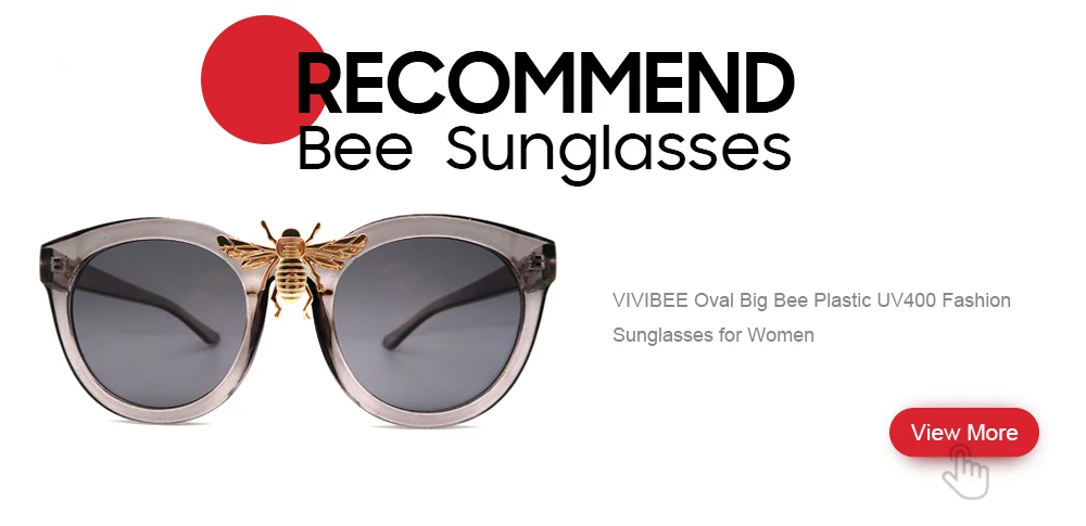 VIVIBEE большая пчела авиации солнцезащитные очки уникальный Брендовая Дизайнерская обувь авиации Для мужчин очки градиент Винтаж Стиль оттенков для Для женщин