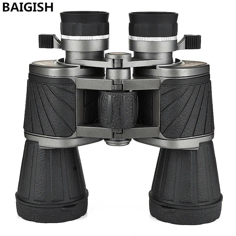 Мощный бинокль Baigish 10X50 профессиональный телескоп Hd окуляр качественный русский