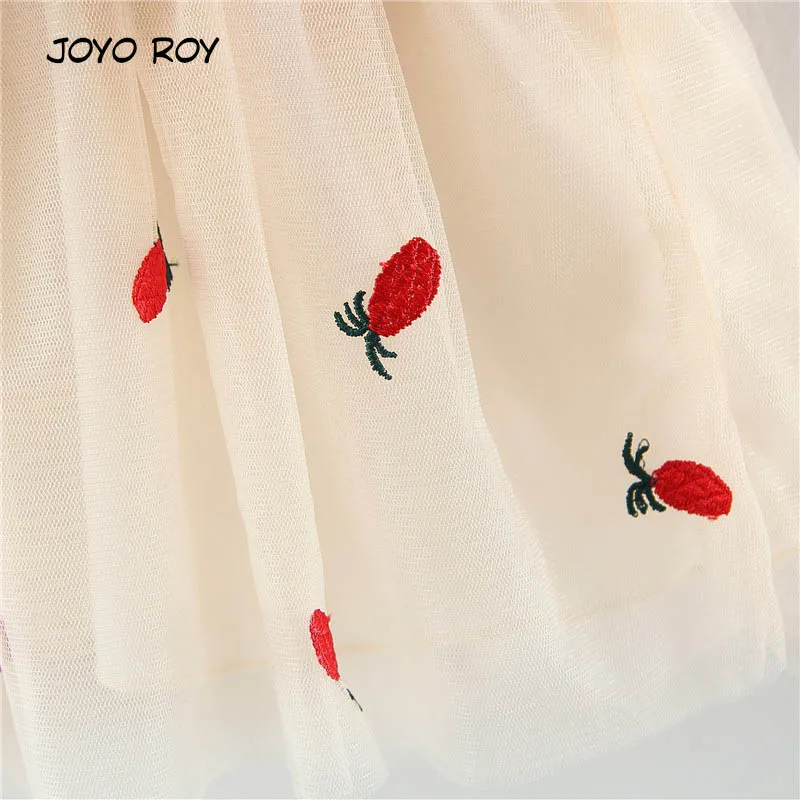 Joyo roy/повседневные милые платья для новорожденных Новое Сетчатое платье