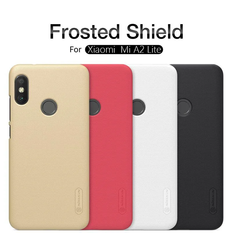 for Xiaomi Mi A2 Lite case hard cover Nillkin frosted coque etui hoesje on phone bags |