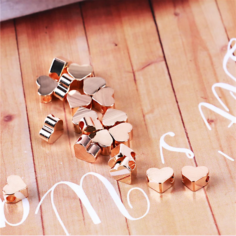 10 шт. медные бусины в форме сердца 6 мм|silver plated|copper accessoriesjewelry copper |
