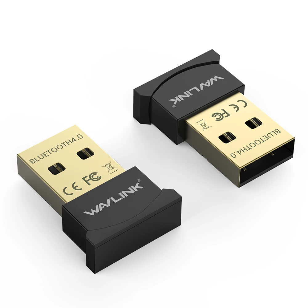 Wavlink Mini Usb Bluetooth адаптер V4.0 ключ Low Energy USB позолоченный Plug & Play микро для ПК ноутбук