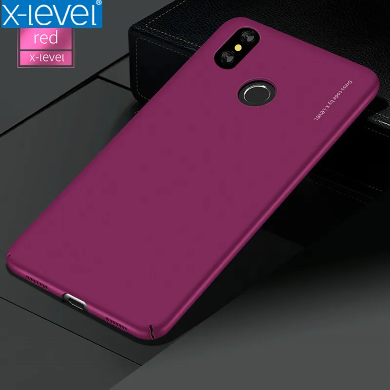 

Mi A1 A2 Case Redmi S2 X-Level Knight Hard PC Phone Case For Xiaomi Mi 8 Mi 8 SE Utral Thin Matte Hard Back Cover For Mi 5S Plus