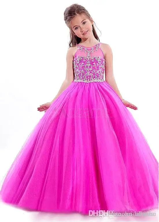 halter neck ball gown