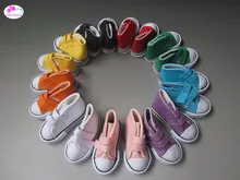 Mini font b toys b font doll Shoes 7 5cm Canvas Shoes for Dolls 1 4