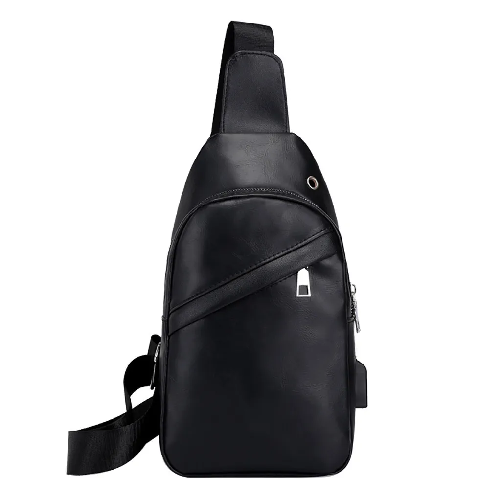 Брендовая повседневная черная нагрудная сумка, Мужская водонепроницаемая сумка-мессенджер, маленькая дорожная сумка через плечо для мужчин