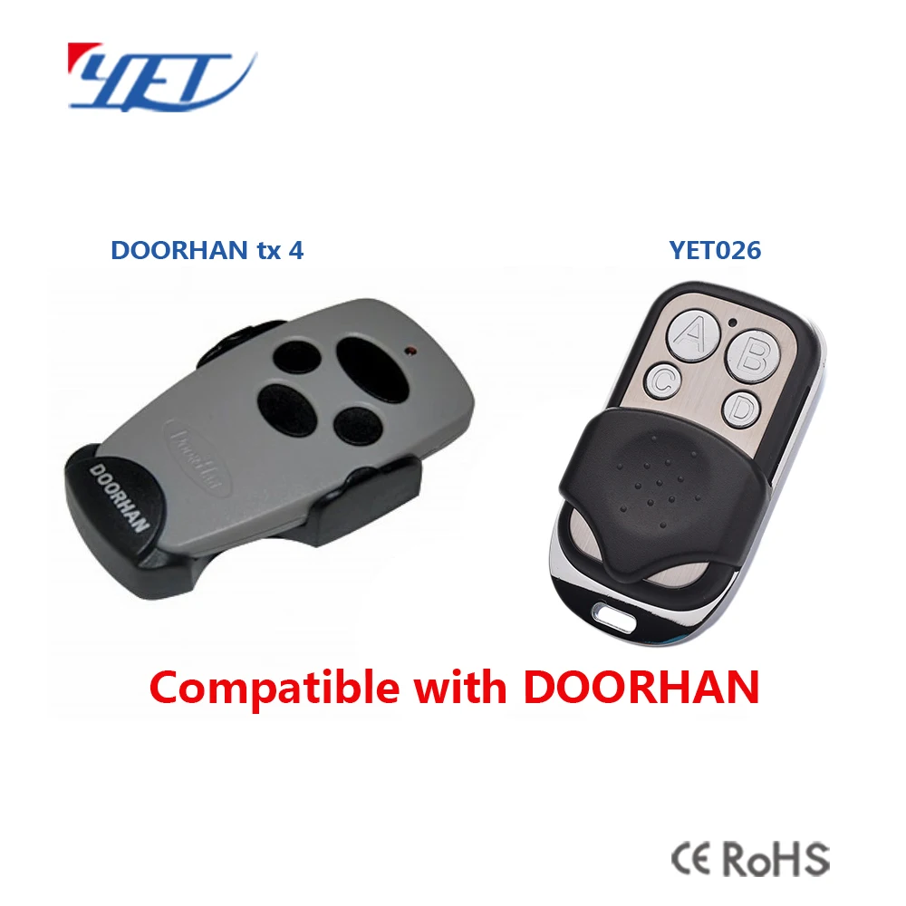

Most popular model DOORHAN Replacement 433.92mhz Rolling Code Remote Control Transmitter Gate Key Fob in russian market
