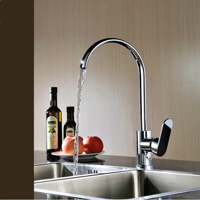 Home kitchen Hot And Cold Basin Faucet High Quality Sink Mixer Water Tap Brass Chrome Faucets