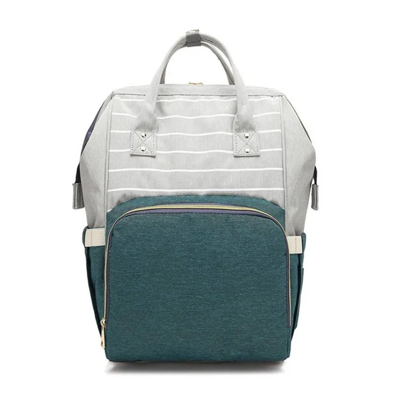CROAL CHERIE Striped Baby Care Diaper Bag Backpack Organizer High Capacity Changing Nappy Bag For Mom Backpack 274215cm (7)