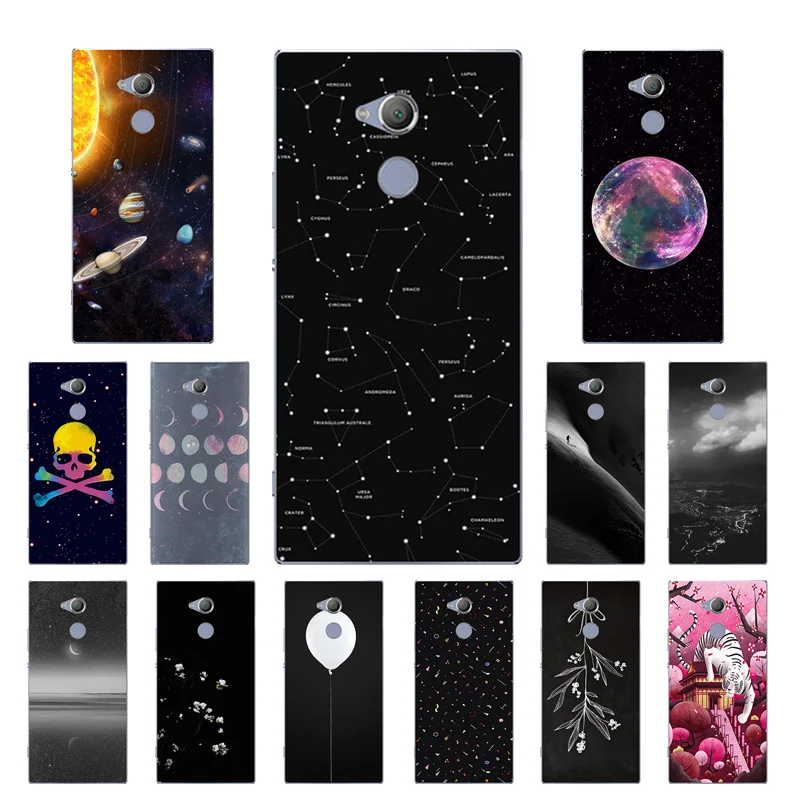 for Sony Xperia XA2 Ultra TPU Slim Silionce Soft 6.0&quot Const Printing Phone Shells Capa |