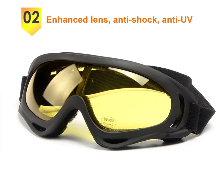 FreeBee Safety Goggles Windproof Tactical Glasses Outdoor Ski Riding Sandproof Goggles Sporty Anti-UV Protective Glasses (11)