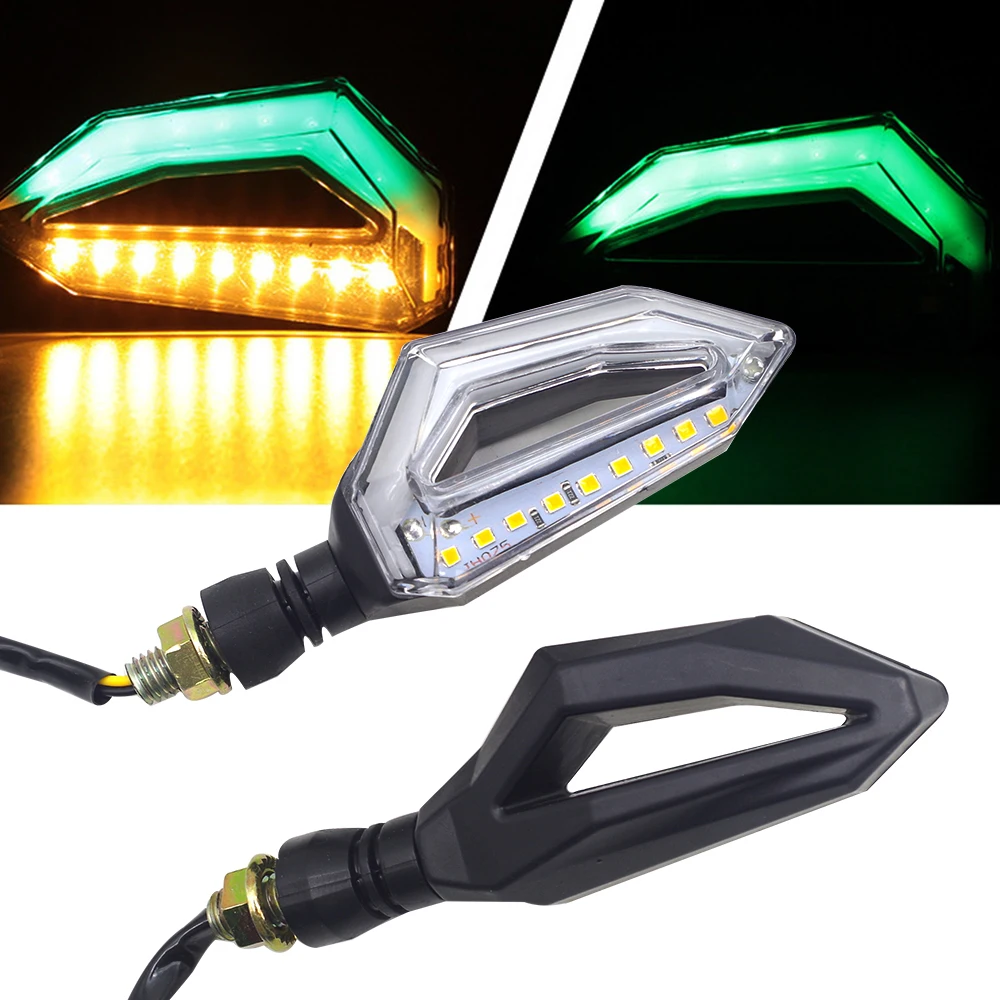 

LED Motorcycle Turn Signal Lights 12V Indicator Moto Clignotant Blinker DRL Lamp FOR Kawasaki ZX 9 ZX 9R ZX 500R ZR 10R ZR 6R ZR
