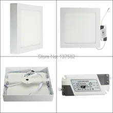 DHL 25 Вт светодиодный поверхность потолочный светильник AC85-265V Кухня свет квадратный тип поверхностного монтажа SMD2835