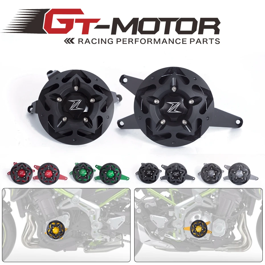 

GT Motor - 2017 NEW Engine Guard Protector For KAWASAKI Z900 2017 Engine Guard Case Slider Cover Protector Set