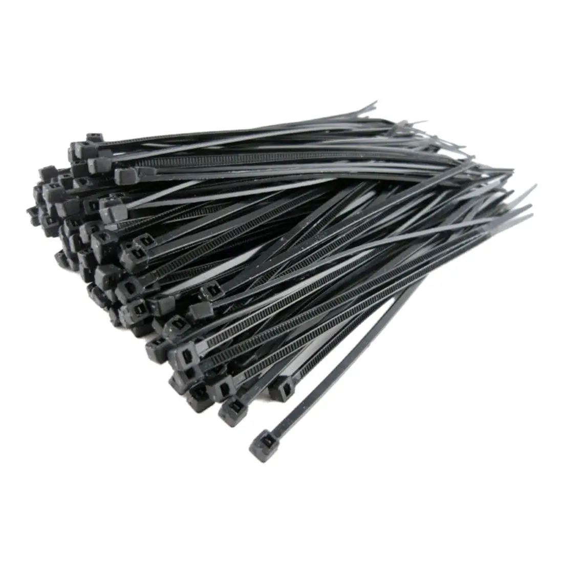 

(1,000) 4 inch BLACK WIRE TIE CABLE ZIP TIES 18 LB S