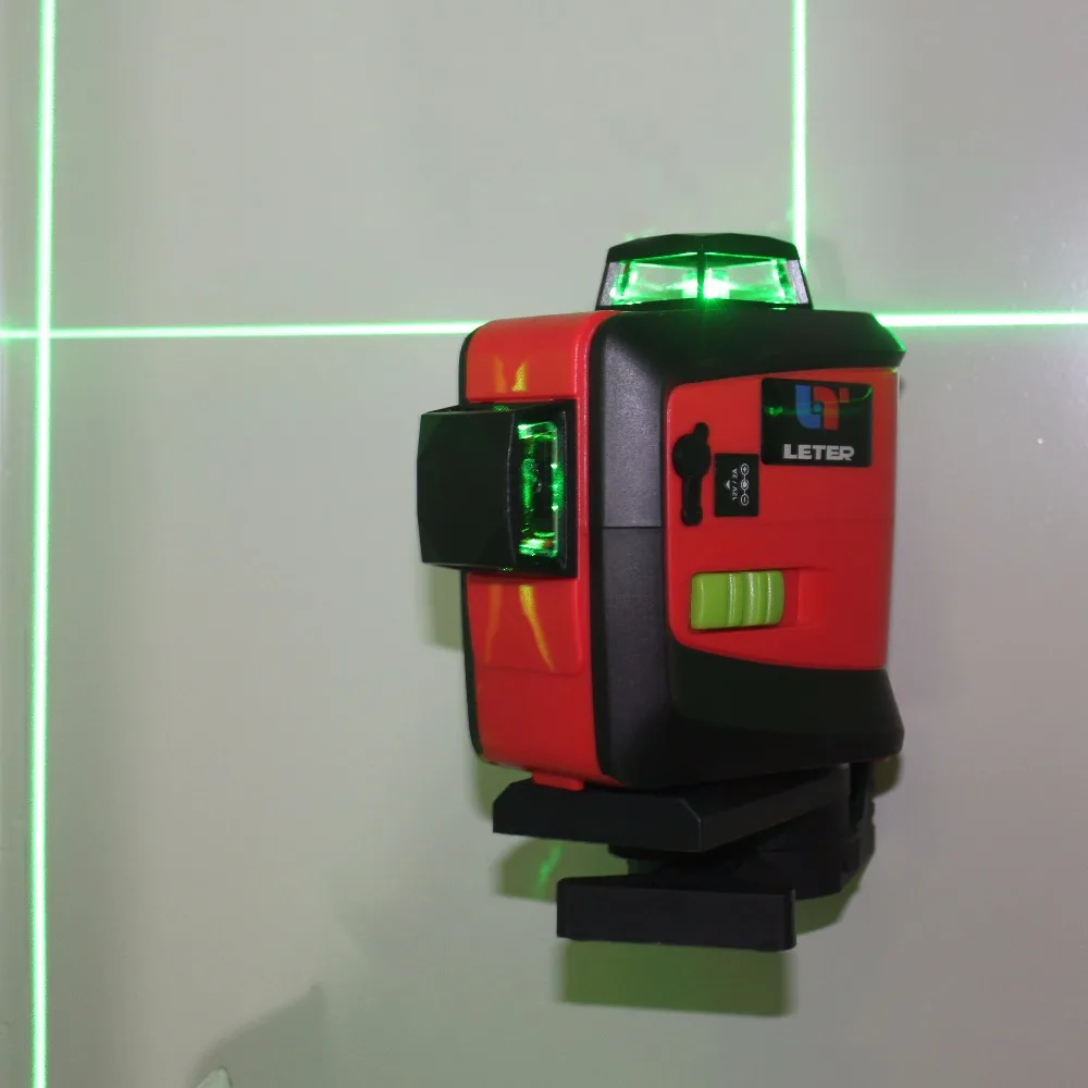 NEW Leter 3D Green Laser Level Self-Leveling 360 Horizontal And 360 Vertical Cross