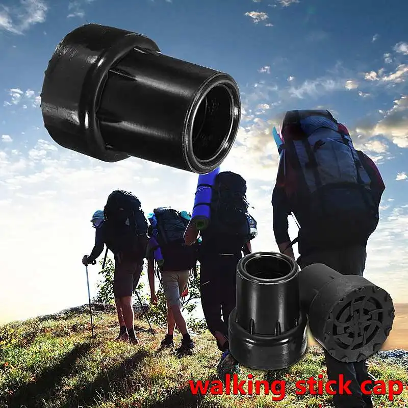 

1PCS Rubber Anti Skid Walking Stick Crutch Cane Bottom Pads Cane Cap Cover Protector Trekking Pole Tip Remarks 19mm/22mm
