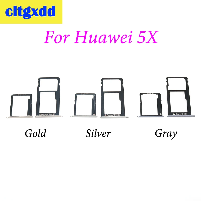 Лоток для SIM карт cltgxdd + нано и Micro SD Huawei Honor 5C 5X 6X держатель слот запасные