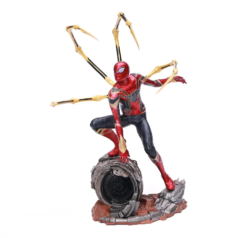 

THINKEASY Anime ARTFX Figure Toy Gear IRON SPIDER PVC Action Figure Cool Model for Collection