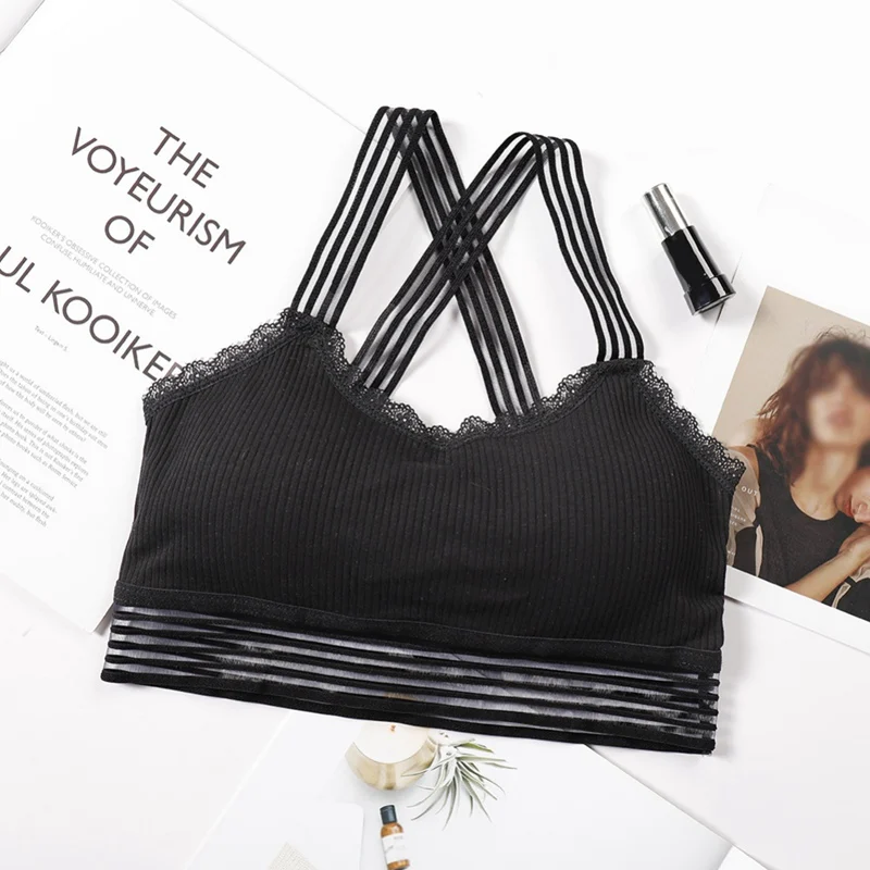 

Seamless Fitness Underwear Beauty Back Wrapped Chest Tube Top Sexy Strap Bra