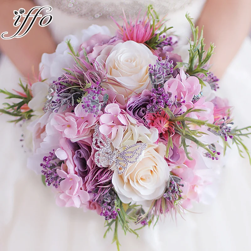 Beau Bouquet Fleurs Blanches Mariage
