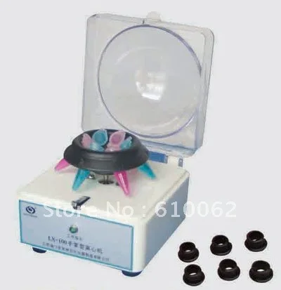 Handheld Mini Chemical Centrifugal Machine, Midget Centrifuge LX-100, 3000 rpm