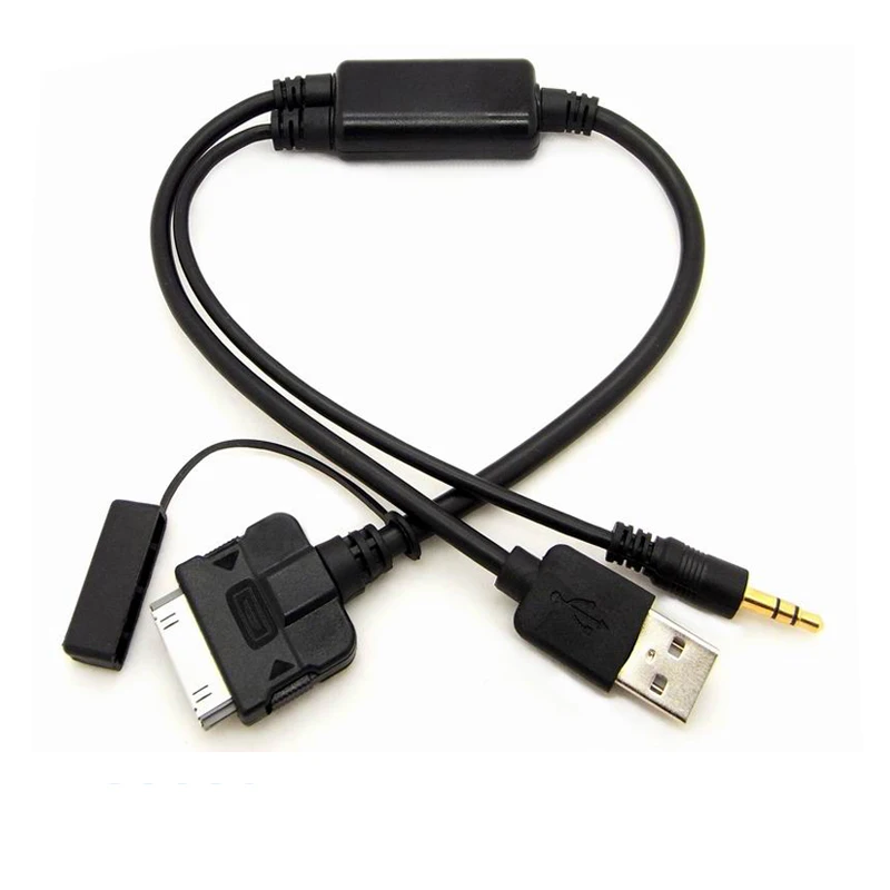 BMW MINI AUX USB Cable for  iPhone 4S iPod (1)