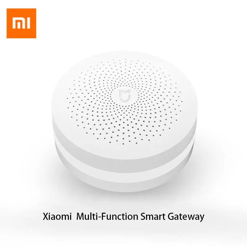 Xiaomi Mijia умный дом датчик комплект шлюз 2 двери окна человеческого тела датчик температуры и влажности беспроводной переключатель Zigbee розетка - Color: Xiaomi Gateway 2