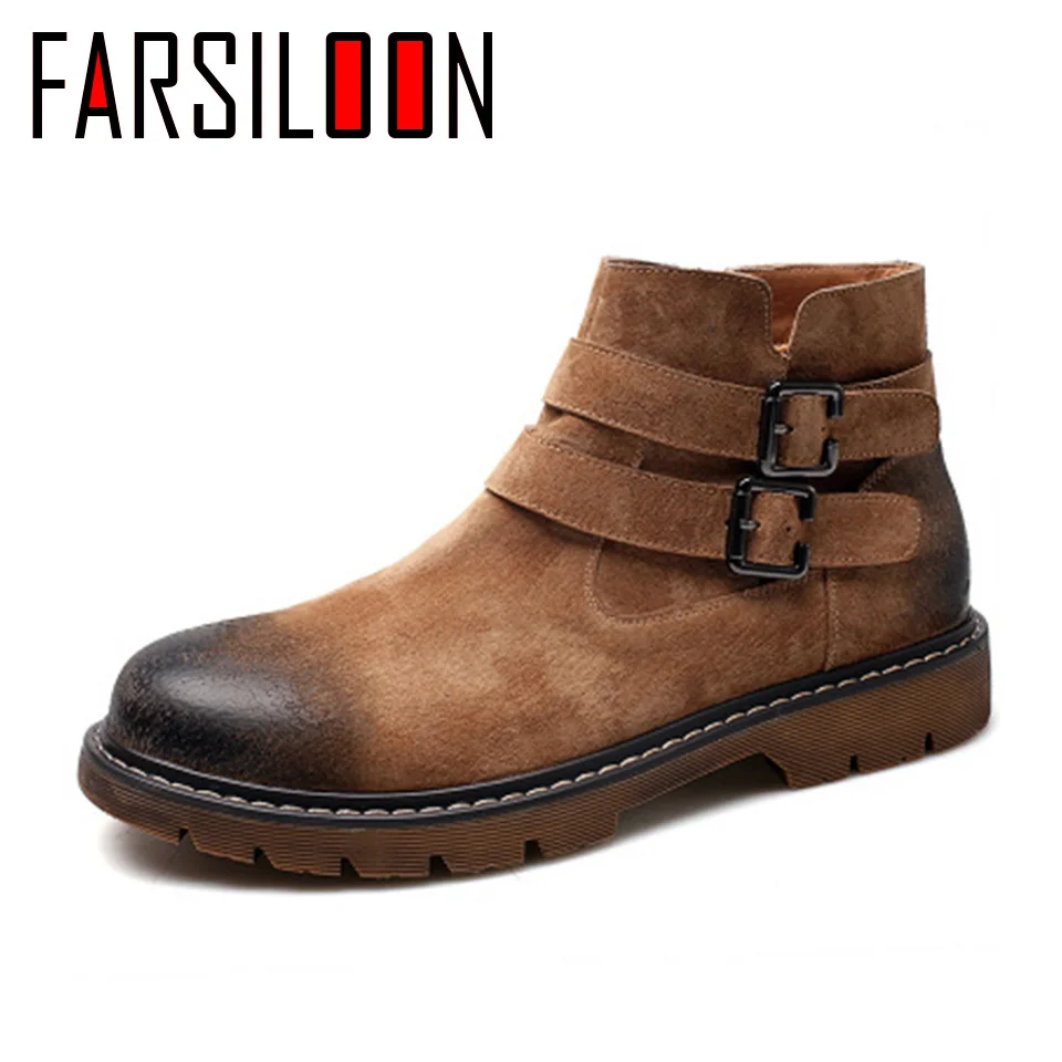 Nouveau Courtes sur Martin Occasionnels Rome Outillage Automne En Slip De Doux Cuir Jll022 Bottes Confortable Angleterre Hommes Rétro FK1cTJl